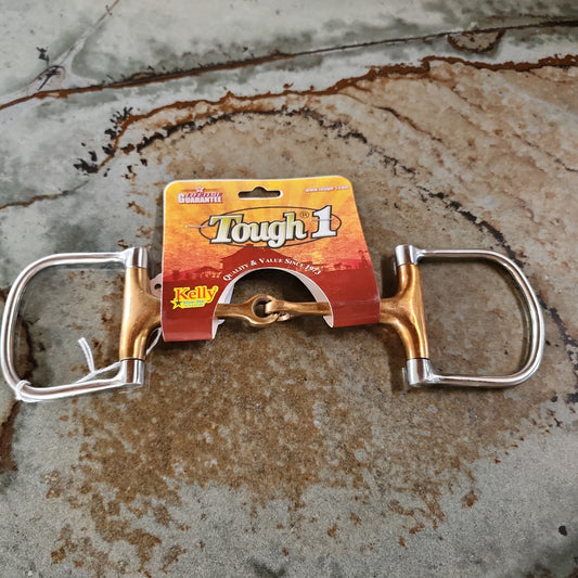 Copper mouth D ring snaffle