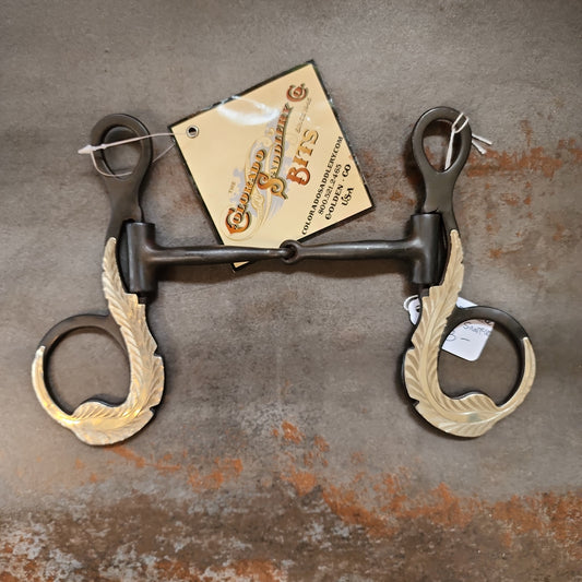 Double D deluxe feather snaffle