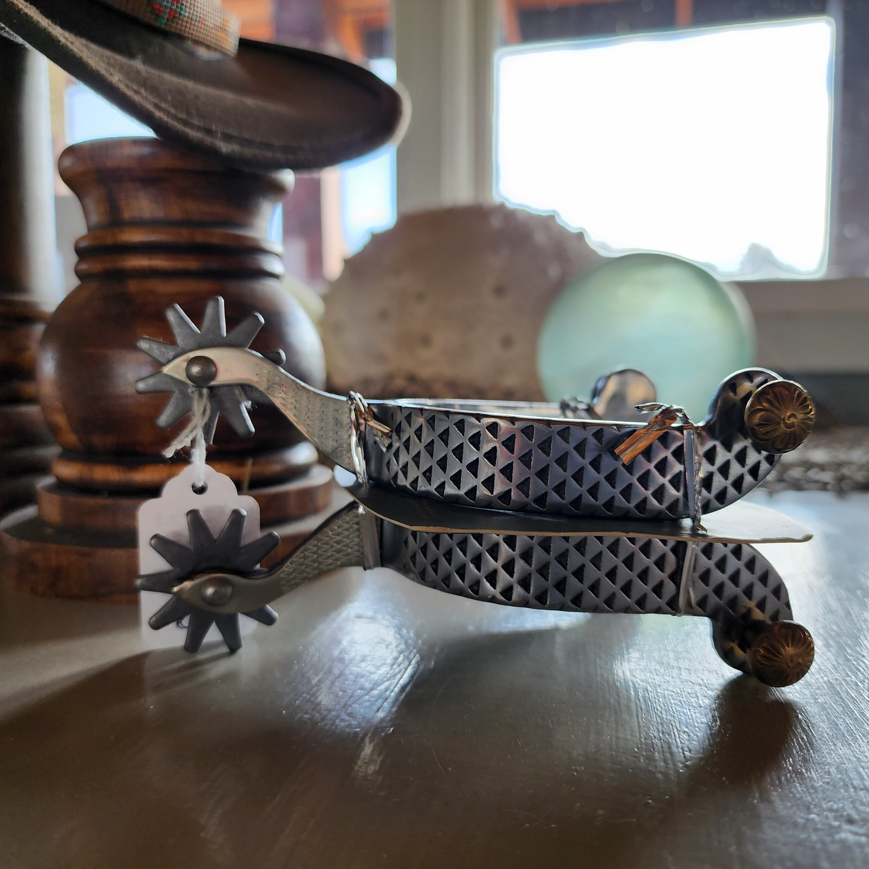 Sweet Iron Rasp Spurs – Old Cannery Ranch