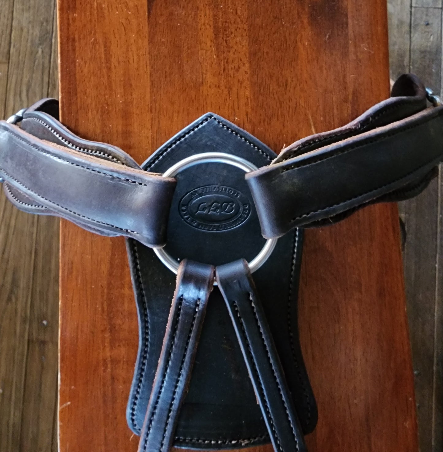 Dark oiled leather britchen