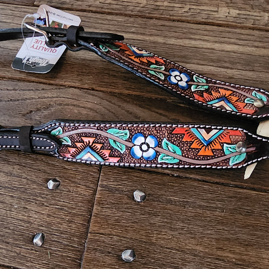 Silver Royal tooled tack set